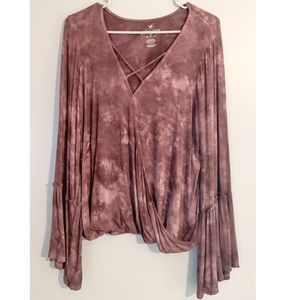 AMERICAN EAGLE flowy dress shirt